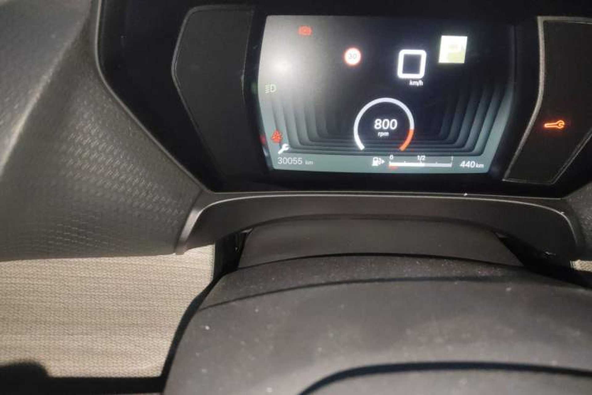 Used Citroen C5 X 2021 1.6T Impressive Edition Odometer Close Up