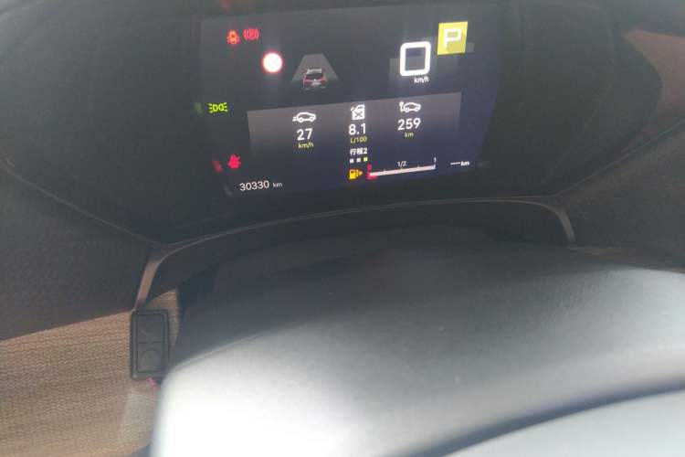 Used Citroen C5 X 2021 1.6T Impressive Edition Odometer Close Up