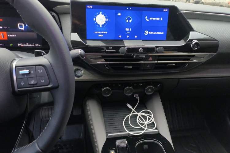 Used Citroen C5 X 2021 1.6T Enjoy the Extraordinary Audio And AC Panel