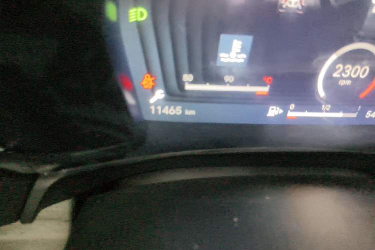 Used Citroen C5 X 2024 1.6T Extraordinary Power Odometer Close Up