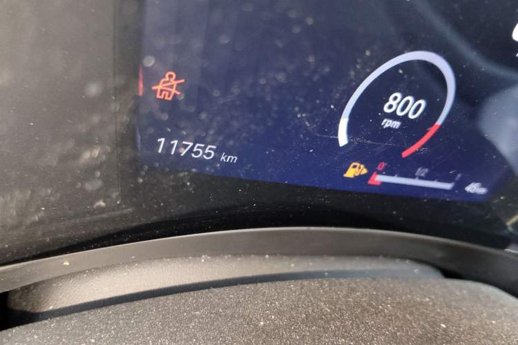 Used Citroen C5 X 2024 1.6T Extraordinary Power Odometer Close Up