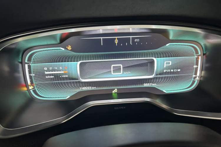 Used Citroen C6 2017 Revised Version 380THP Luxury Edition Odometer Close Up