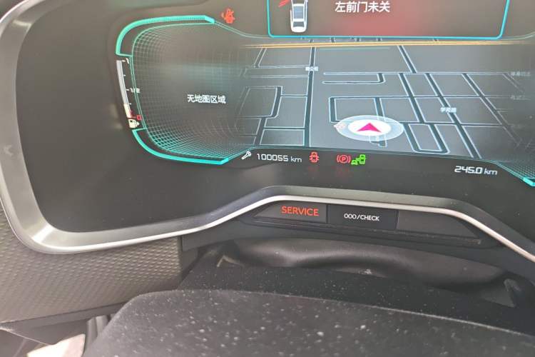 Used Citroen C6 2017 380THP Flagship Edition Odometer Close Up