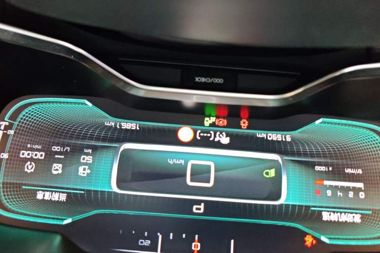 Used Citroen C6 2017 Revised Version 380THP Luxury Edition Odometer Close Up