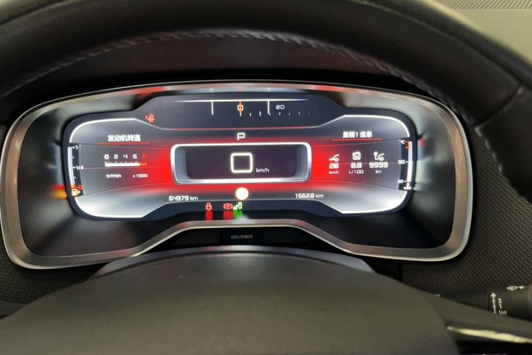 Used Citroen C6 2017 Revised Version 380THP Luxury Edition Odometer Close Up