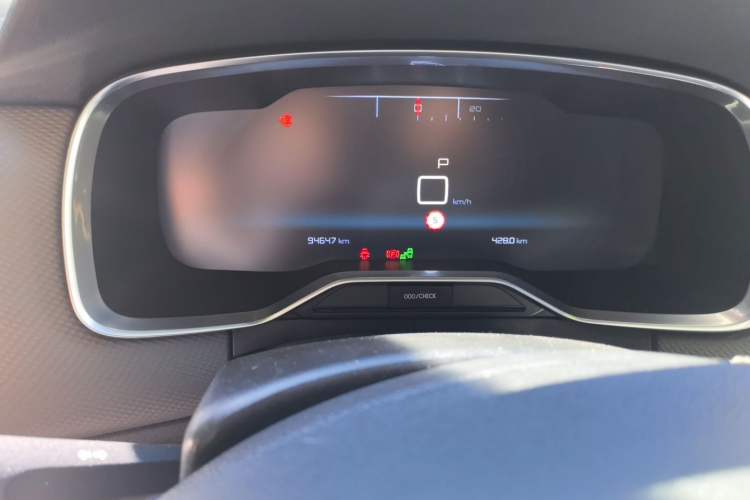 Used Citroen C6 2017 380THP Prestige Model Odometer Close Up