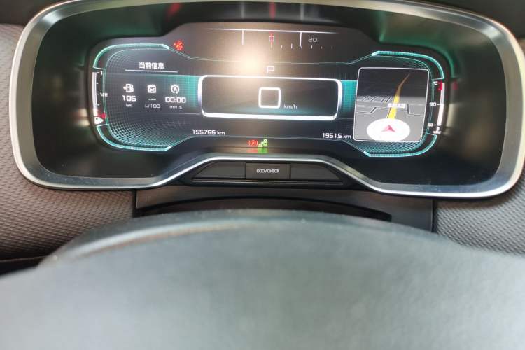 Used Citroen C6 2017 Revised Version 380THP Luxury Edition Odometer Close Up