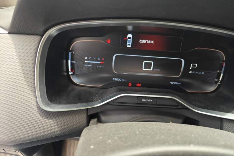 Used Citroen C6 2017 Revised Version 380THP Prestige Nappa Edition Odometer Close Up