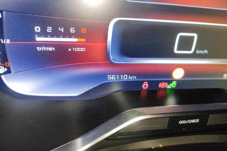 Used Citroen C6 2017 380THP Flagship Edition Odometer Close Up