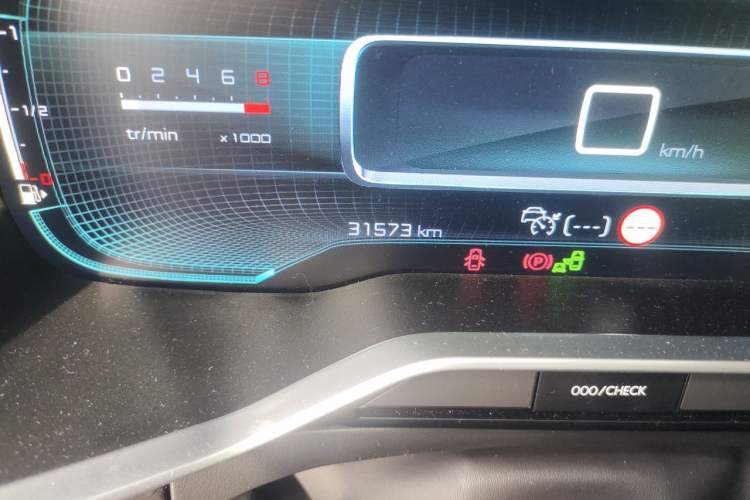 Used Citroen C6 2017 Revised Version 380THP Luxury Edition Odometer Close Up