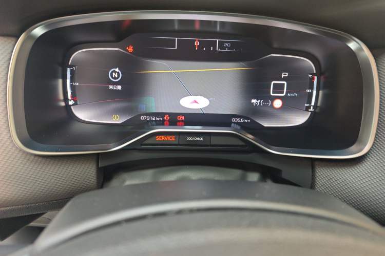 Used Citroen C6 2020 400THP Prestige Version Odometer Close Up