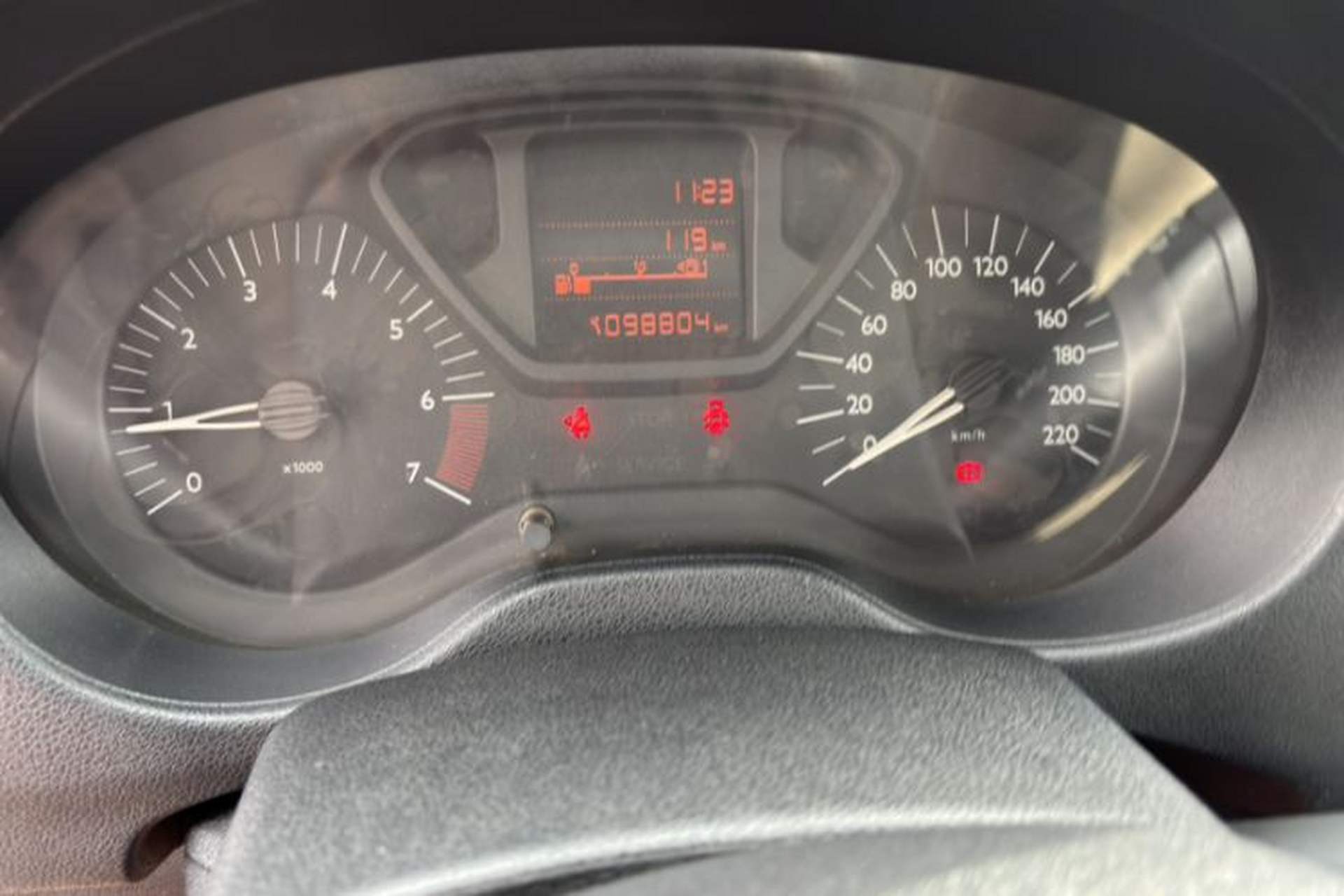 Used Citroen Elysee 2014 1.6L Manual Fashion Edition Odometer Close Up
