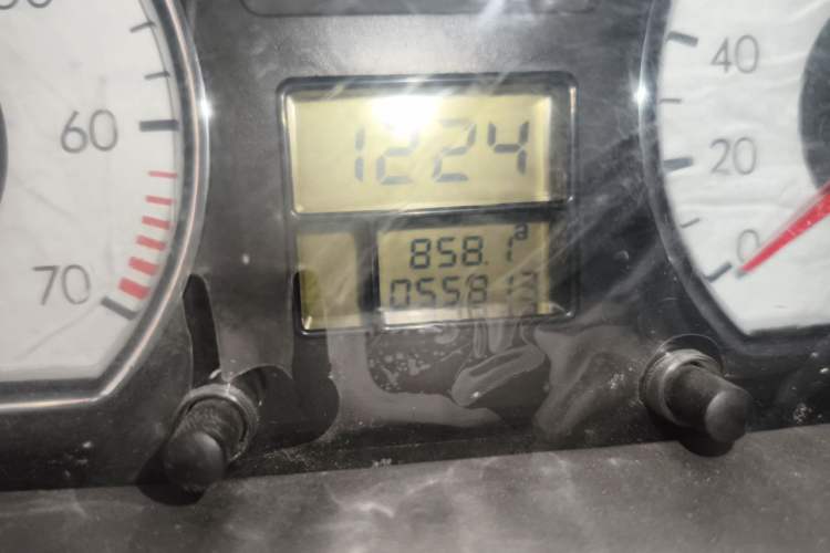 Used Citroen Elysee 2008 Sedan 1.6L CNG Manual Standard Model Odometer Close Up
