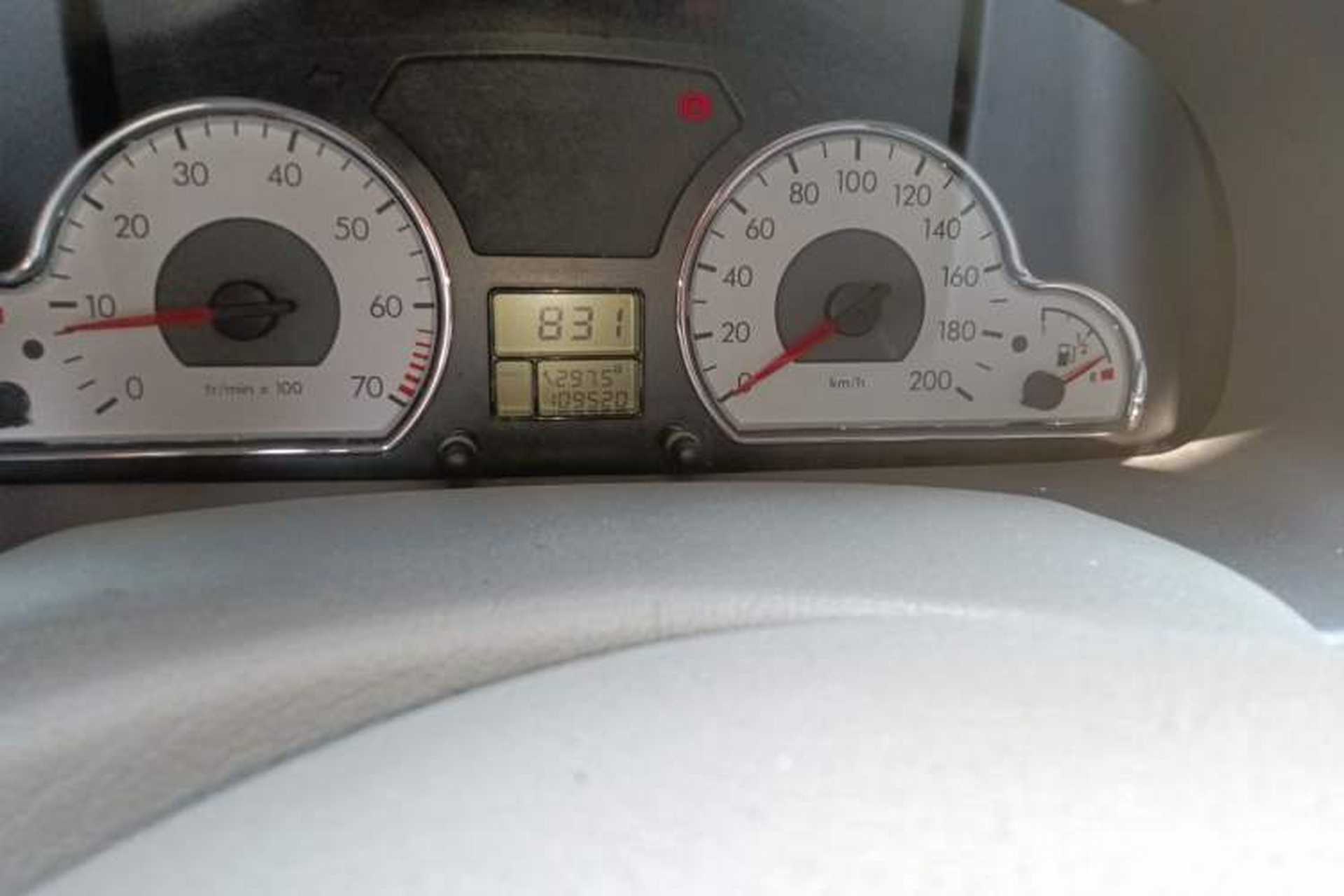 Used Citroen Elysee 2008 Sedan 1.6L CNG Manual Standard Model Odometer Close Up