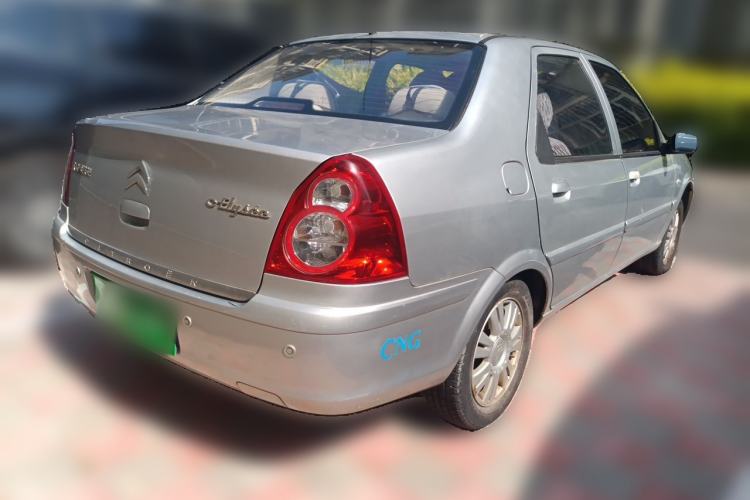 Used Citroen Elysee 2008 Sedan 1.6L CNG Manual Standard Model Rear Right 45 Deg