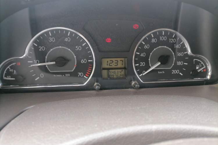 Used Citroen Elysee 2009 Hatchback 1.6L Manual Standard Model Odometer Close Up