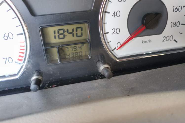 Used Citroen Elysee 2011 Sedan 1.6L Manual Tech Edition Odometer Close Up
