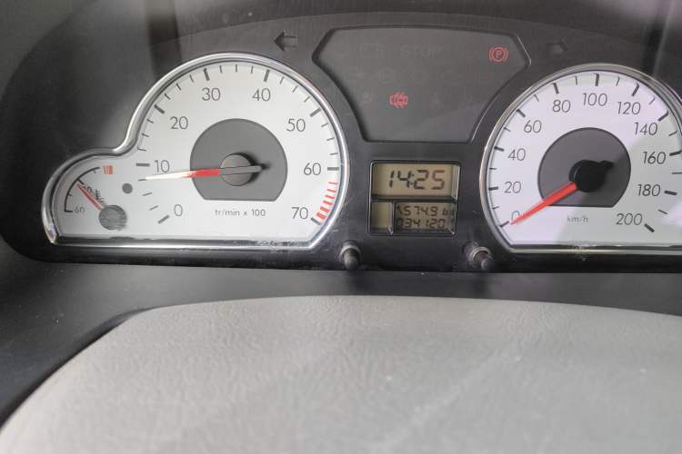 Used Citroen Elysee 2011 Sedan 1.6L Manual Tech Edition Odometer Close Up