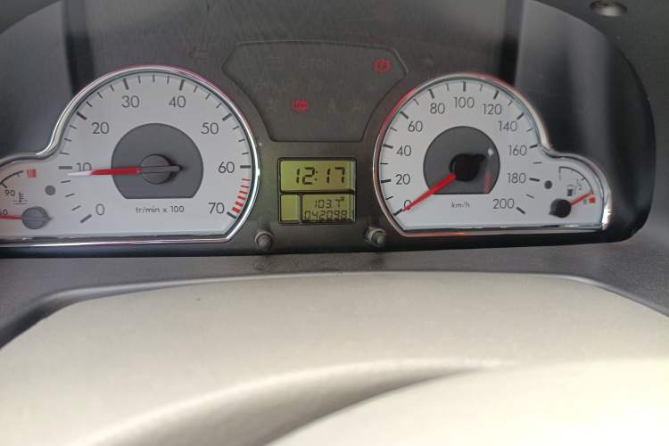 Used Citroen Elysee 2011 Sedan 1.6L Manual Tech Edition Odometer Close Up