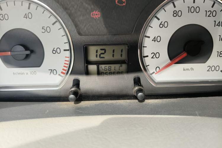 Used Citroen Elysee 2012 Sedan 1.6L Manual Tech Model Odometer Close Up