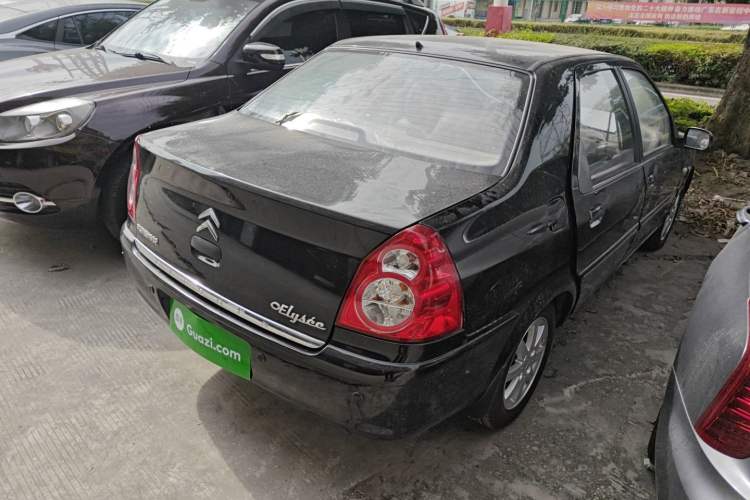 Used Citroen Elysee 2012 Sedan 1.6L Manual Tech Model Rear Right 45 Deg