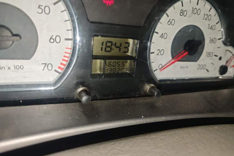 Used Citroen Elysee 2012 Sedan 1.6L Manual Tech Model Odometer Close Up