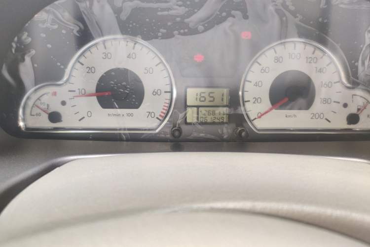 Used Citroen Elysee 2012 Sedan 1.6L Manual Luxury Model Odometer Close Up