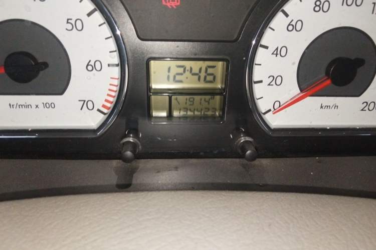 Used Citroen Elysee 2012 Sedan 1.6L Manual Tech Model Odometer Close Up