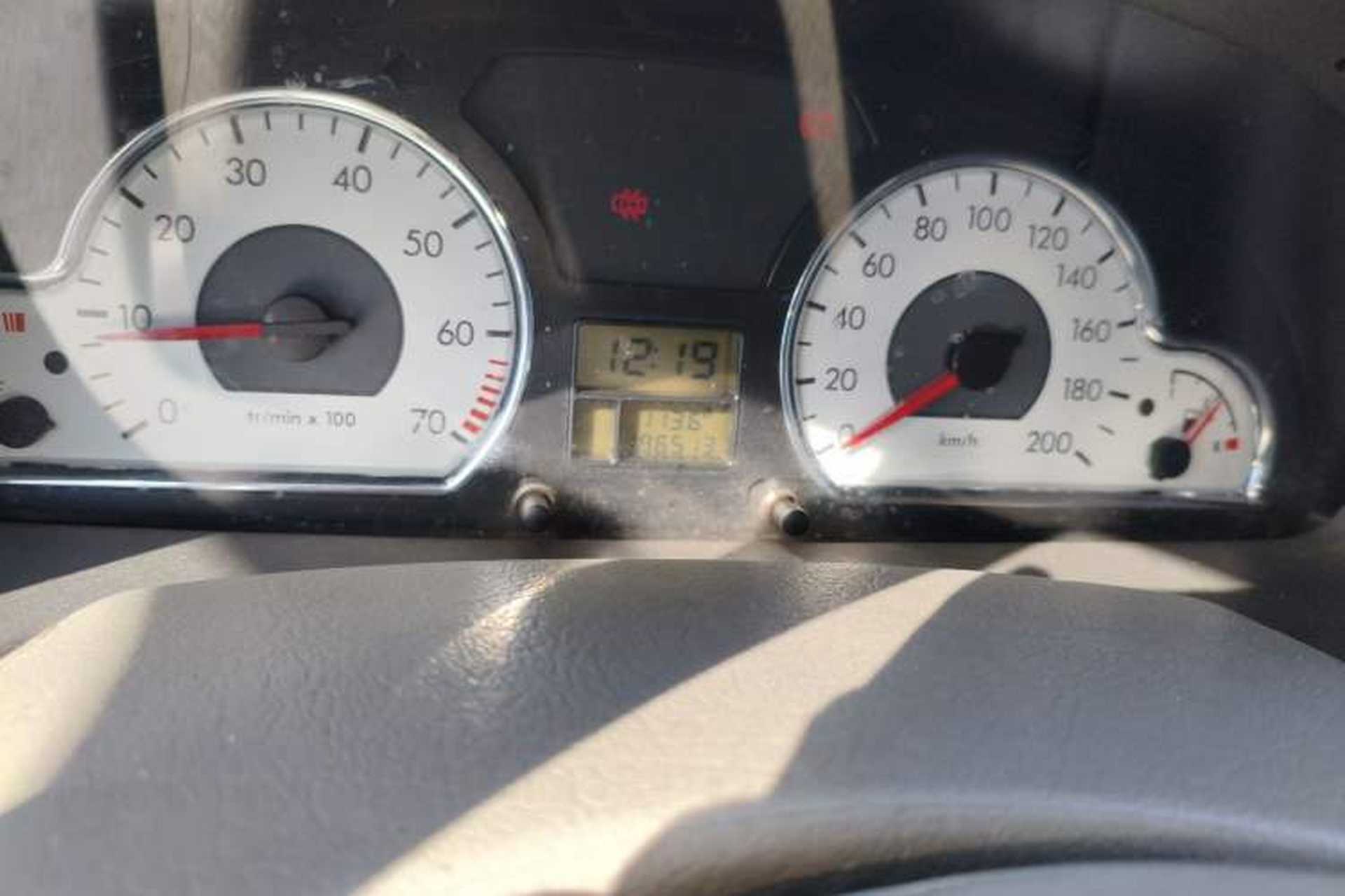 Used Citroen Elysee 2012 Sedan 1.6L Manual Tech Model Odometer Close Up