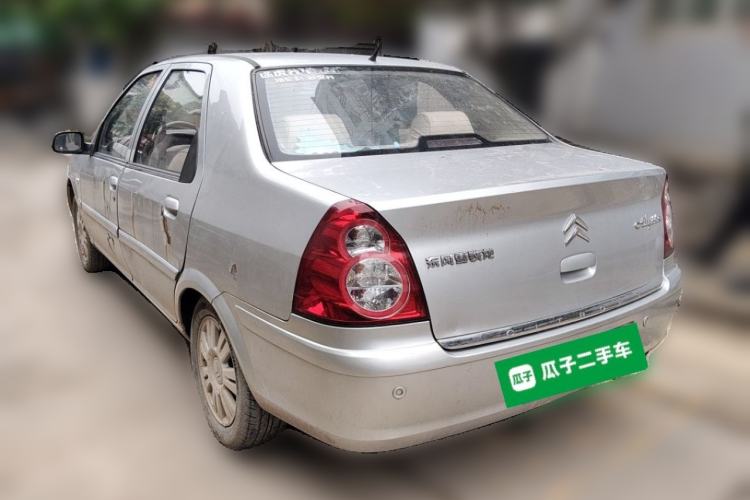 Used Citroen Elysee 2012 Sedan 1.6L Manual Tech Model CNG Rear Left 45 Deg