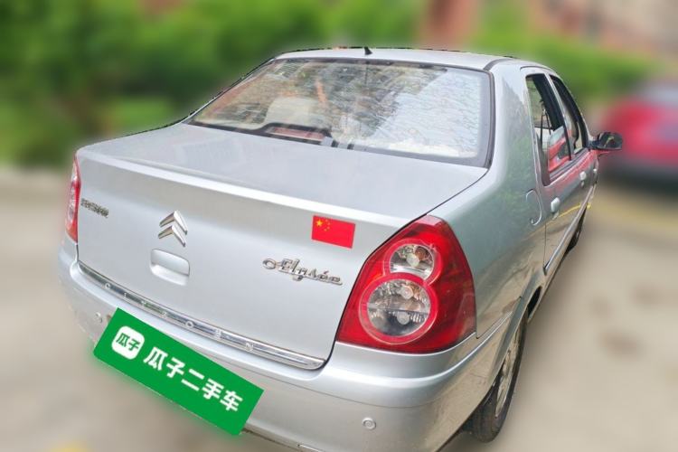 Used Citroen Elysee 2012 Sedan 1.6L Manual Tech Model Rear Right 45 Deg
