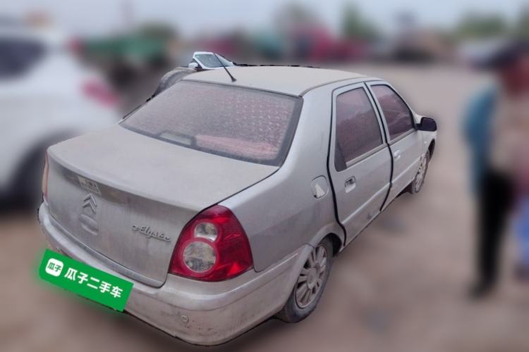 Used Citroen Elysee 2012 Sedan 1.6L Manual Tech Model CNG Rear Right 45 Deg