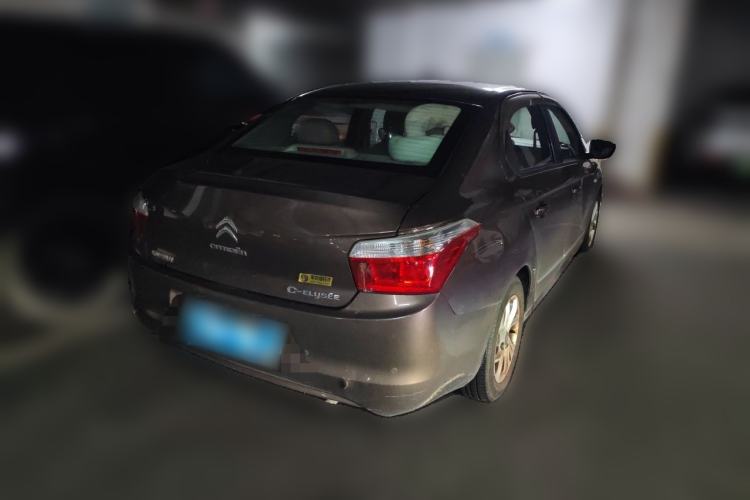 Used Citroen Elysee 2013 Sedan Classic 1.6L Automatic Tech Edition Rear Right 45 Deg