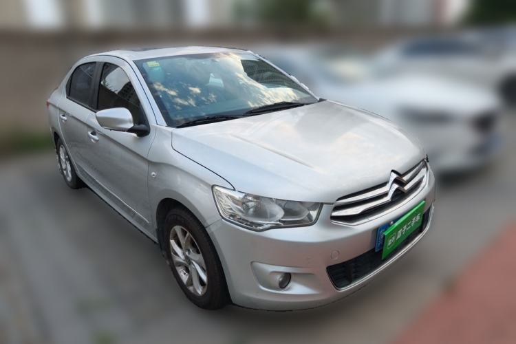 Used Citroen Elysee 2013 Sedan Classic 1.6L Manual Luxury Model with Sunroof Front Right 45 Deg