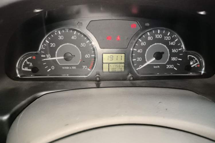 Used Citroen Elysee 2013 Sedan Classic 1.6L Manual Tech Model CNG Odometer Close Up