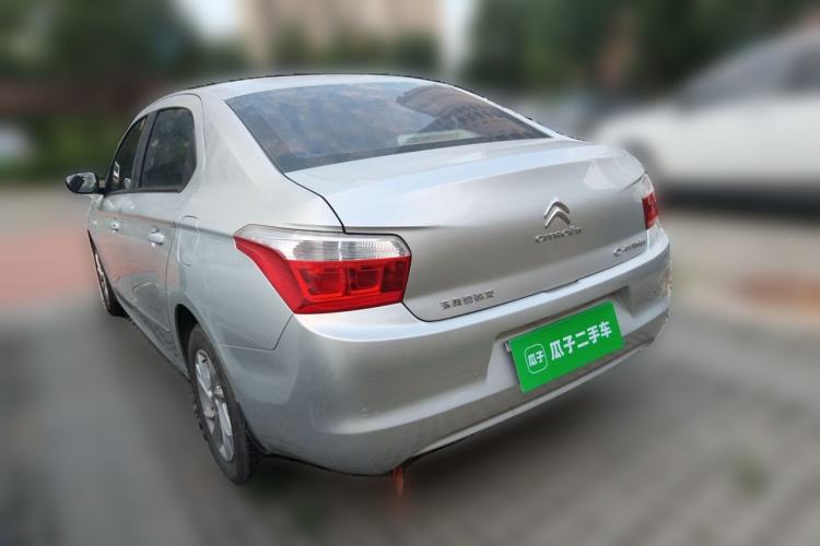 Used Citroen Elysee 2013 Sedan Classic 1.6L Manual Luxury Model with Sunroof Rear Left 45 Deg