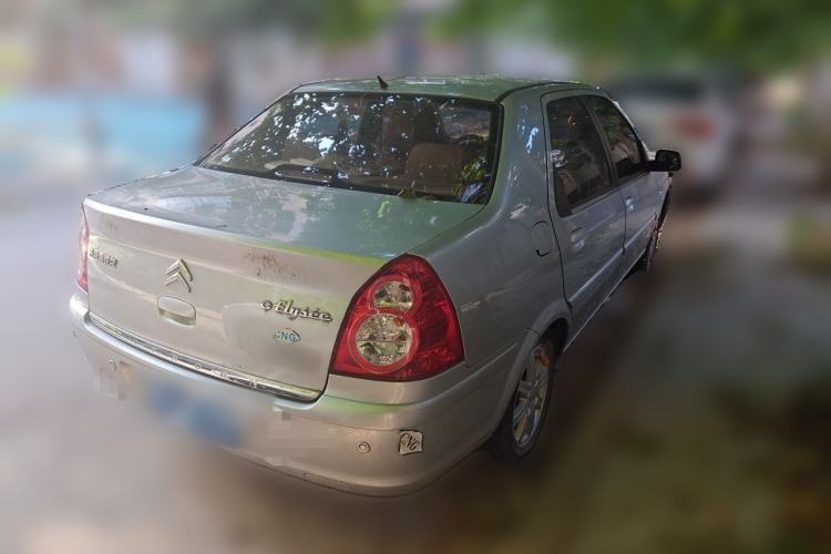 Used Citroen Elysee 2013 Sedan Classic 1.6L Manual Tech Model CNG Rear Right 45 Deg
