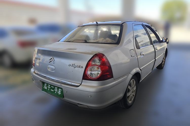 Used Citroen Elysee 2013 Sedan Classic 1.6L Manual Tech Model CNG Rear Right 45 Deg