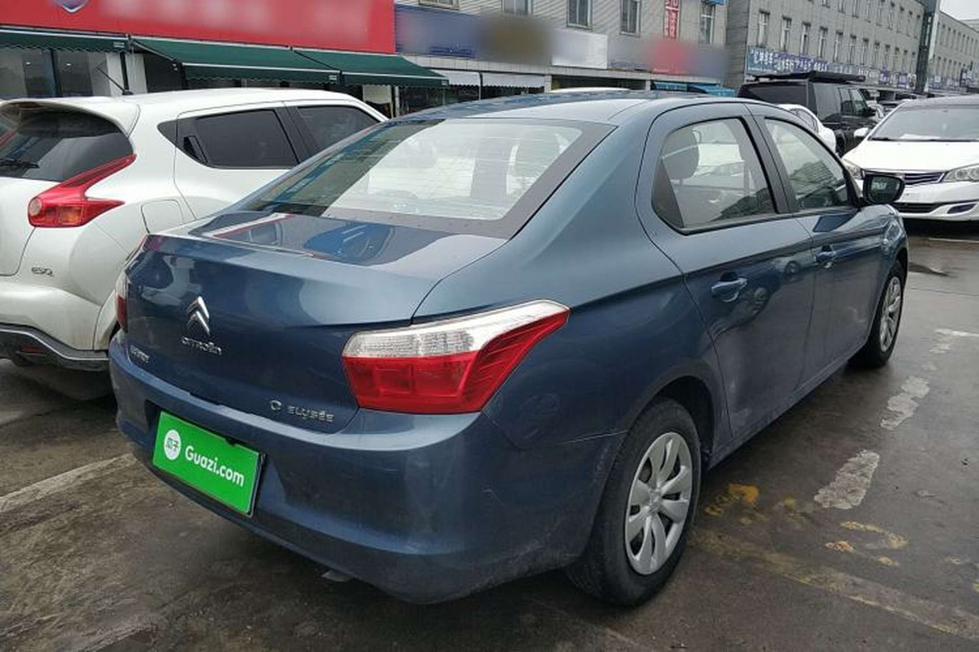 Used Citroen Elysee 2014 1.6L Manual Fashion Model CNG Rear Right 45 Deg
