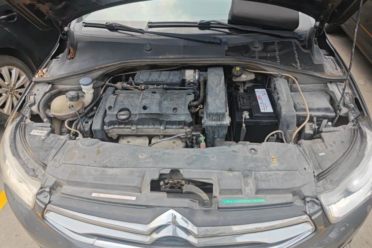 Used Citroen Elysee 2014 1.6L Manual Fashion Model CNG Engine Bay