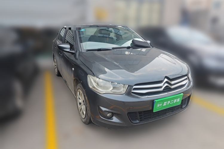 Used Citroen Elysee 2014 1.6L Manual Fashion Model CNG Front Right 45 Deg