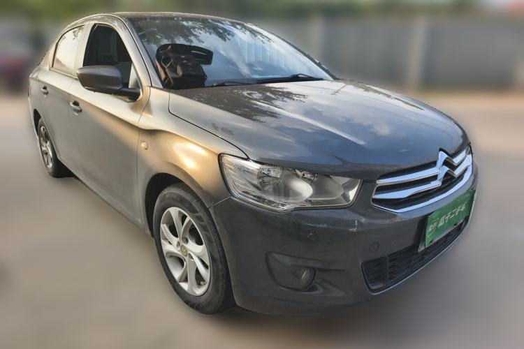 Used Citroen Elysee 2014 1.6L Manual Fashion Model CNG Front Right 45 Deg