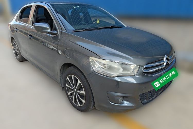 Used Citroen Elysee 2014 1.6L Manual Fashion Model with Sunroof CNG Version Front Right 45 Deg
