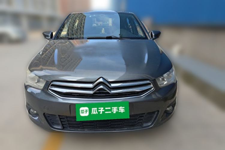 Used Citroen Elysee 2014 1.6L Manual Fashion Model with Sunroof CNG Version Front