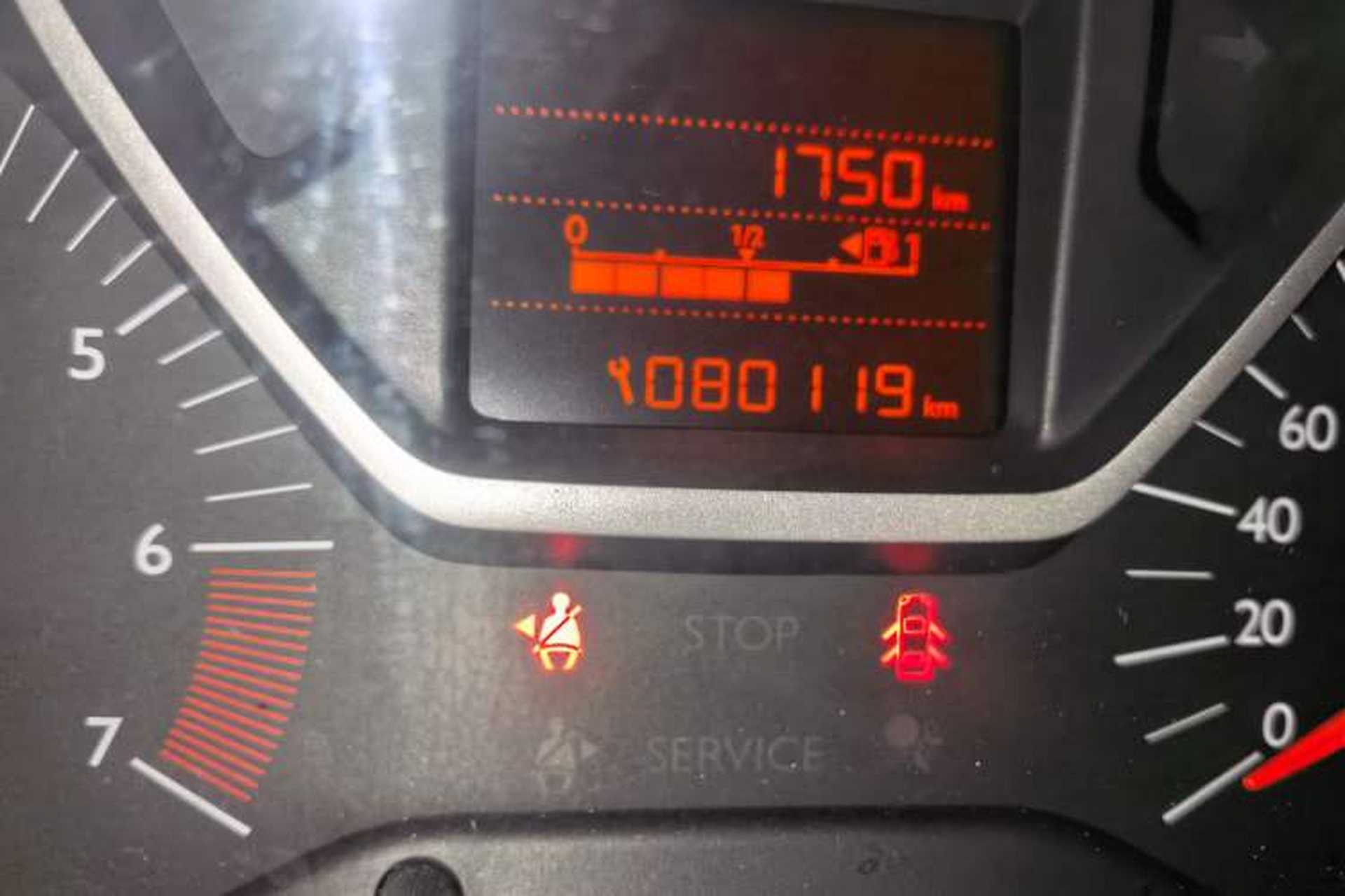 Used Citroen Elysee 2014 1.6L Manual Comfort Model Odometer Close Up