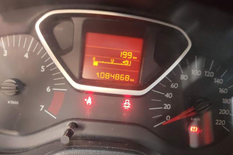 Used Citroen Elysee 2014 1.6L Manual Comfort Model Odometer Close Up
