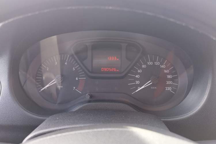 Used Citroen Elysee 2014 1.6L Manual Fashion Edition Odometer Close Up
