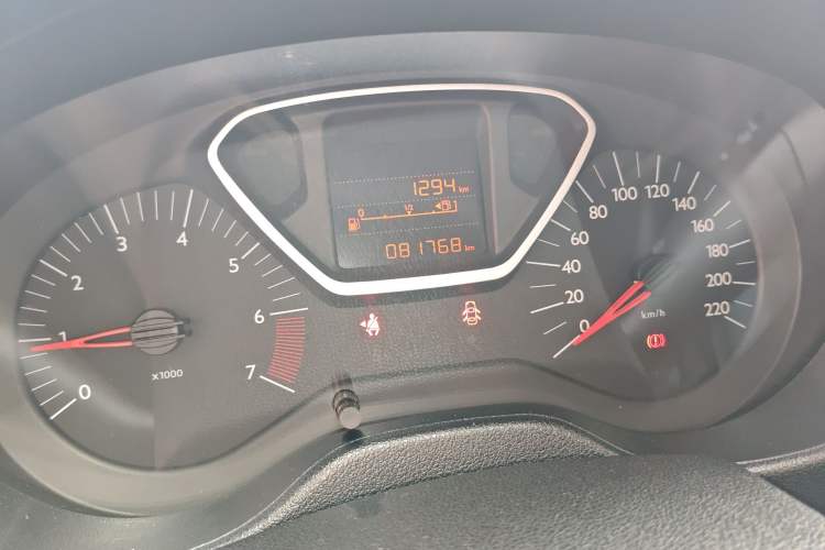Used Citroen Elysee 2014 1.6L Manual Comfort Model Odometer Close Up