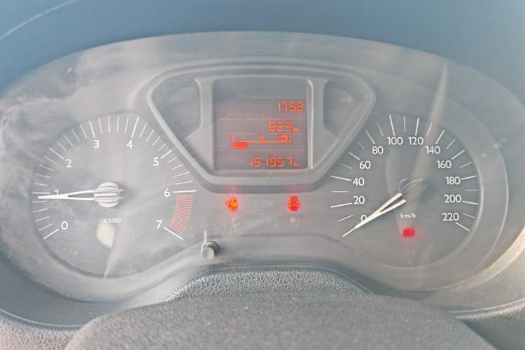 Used Citroen Elysee 2014 1.6L Manual Fashion Edition Odometer Close Up