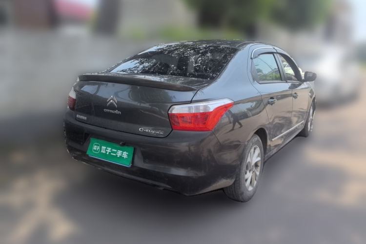 Used Citroen Elysee 2014 1.6L Manual Comfort Model Rear Right 45 Deg